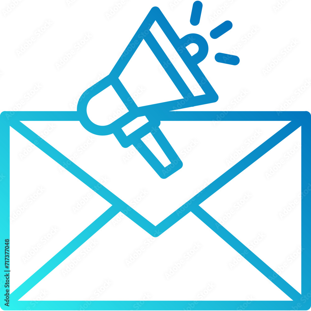 Email marketing vector design icon.svg Email marketing vector design icon.svg