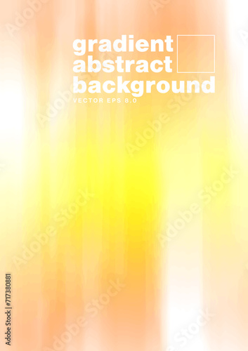 Abstract Bright Yellow and Orange Gradient Background