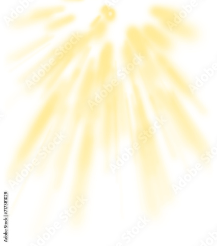 Lens flare light effect.