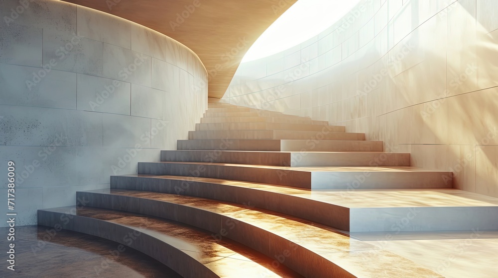 Obraz premium staircase in the building