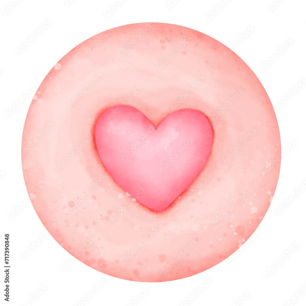 pink heart shaped cookie