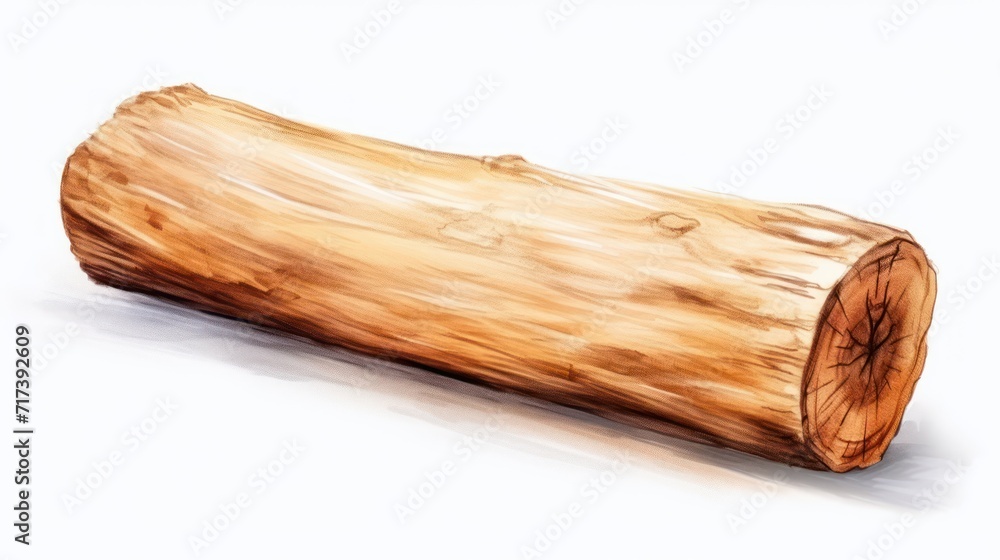 A wood themed clipart in a watercolor style, white background. A wood themed clipart in a watercolor style, white background.