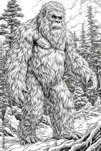 Bigfoot in the Woods