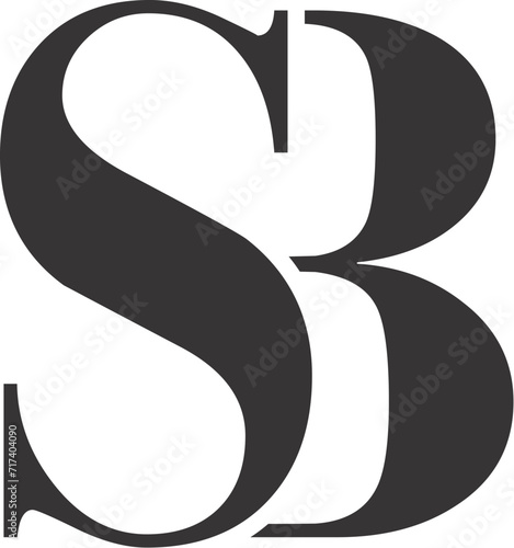 sb initial logo , font logo photo