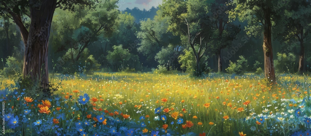 Obraz premium Coronaria (Adonis cuckoo) thrives in moist grasslands and wooded openings.
