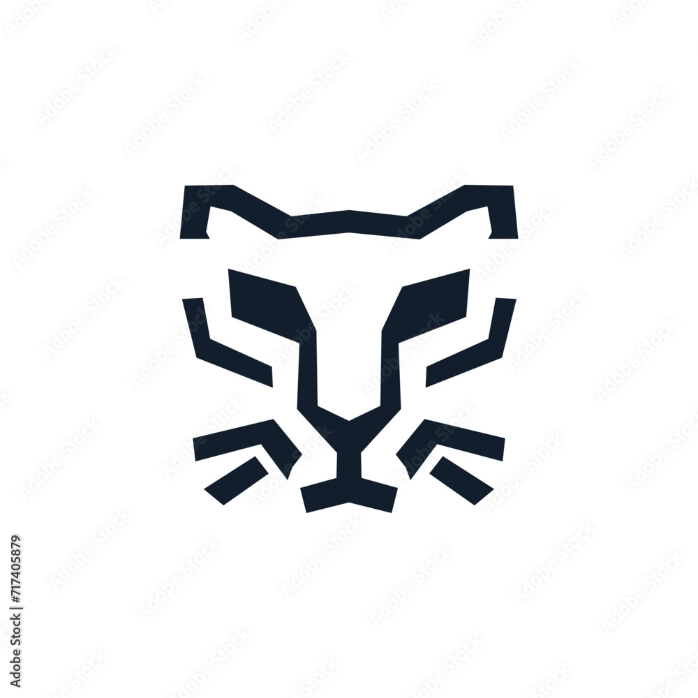 Line Tiger Logo Design
