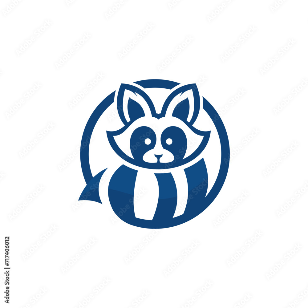 Racoon Logo Design Racoon Logo Design