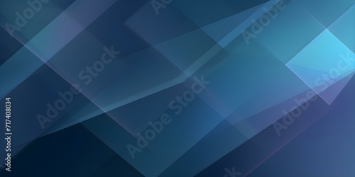 Abstract Blue Geometric Background with Gradient Shades