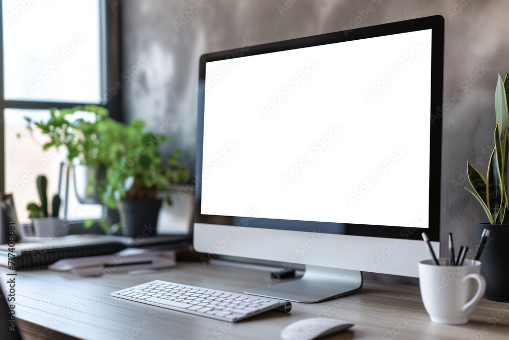 Home Workstation Mockup