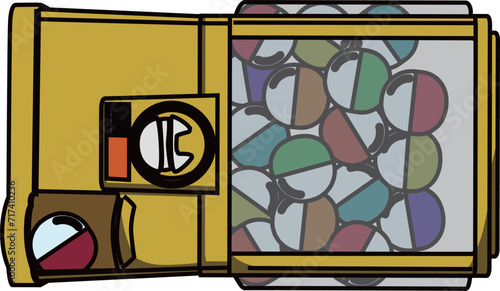 ガチャガチャ（clatter）(eps)