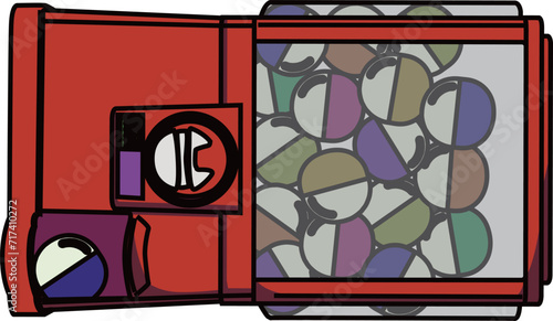 ガチャガチャ（clatter）(eps)