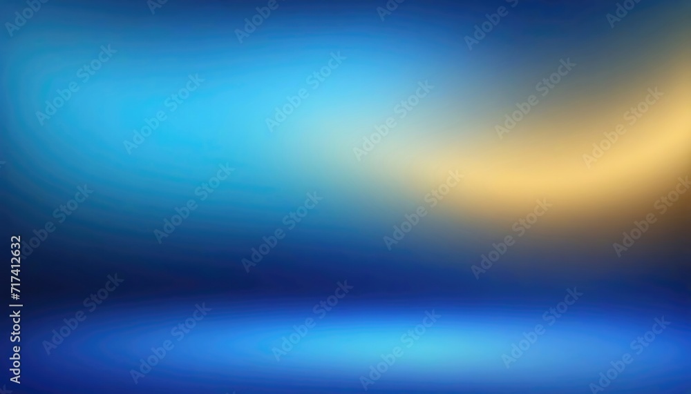 Blue Gold Holographic Unicorn Gradient colors soft blurred background