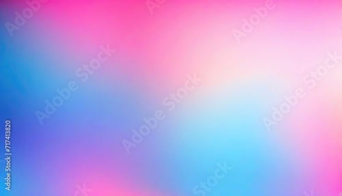 Vivivd blue pink purple Holographic Unicorn Gradient colors soft blurred background photo