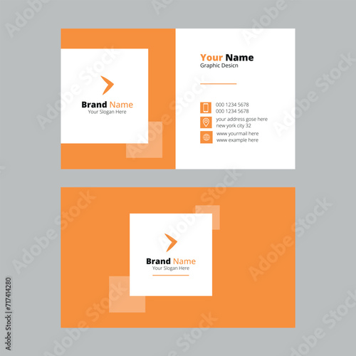 brant business card design template