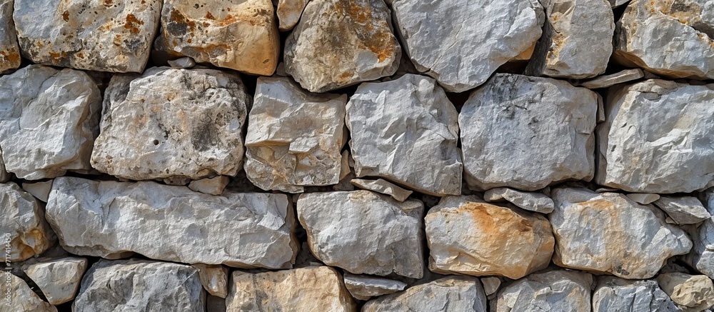 Background or texture, a portion of a wall made of stone. Background or texture, a portion of a wall made of stone.