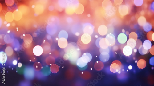 Abstract sparkling bokeh blurred background