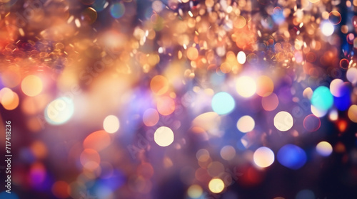 Abstract sparkling bokeh blurred   background