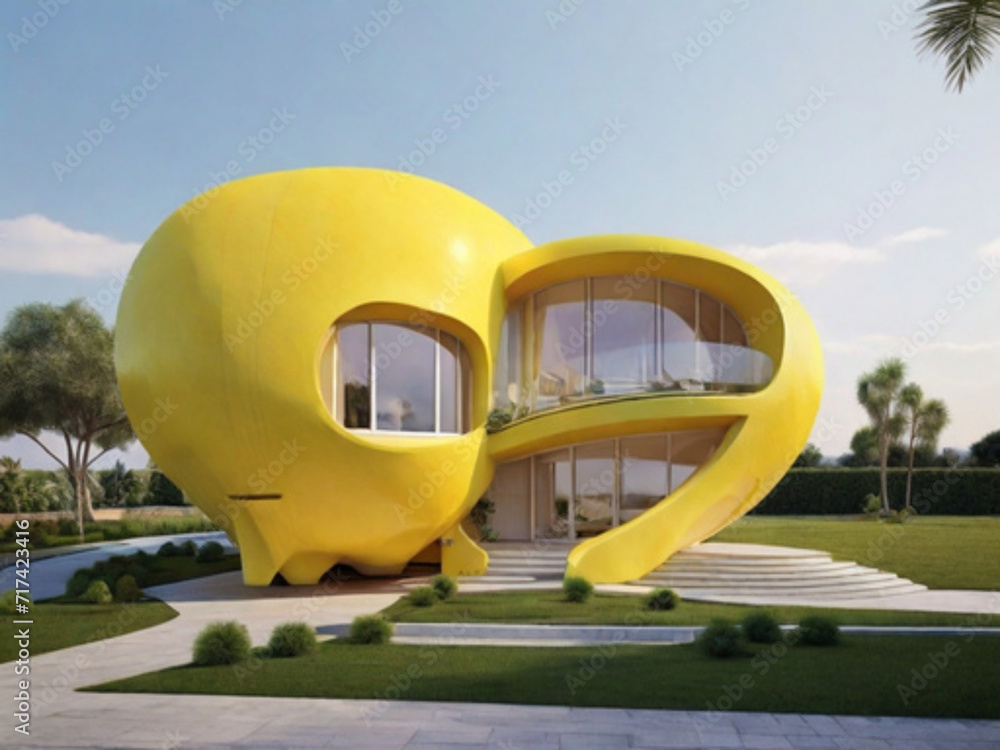 Yellow house 