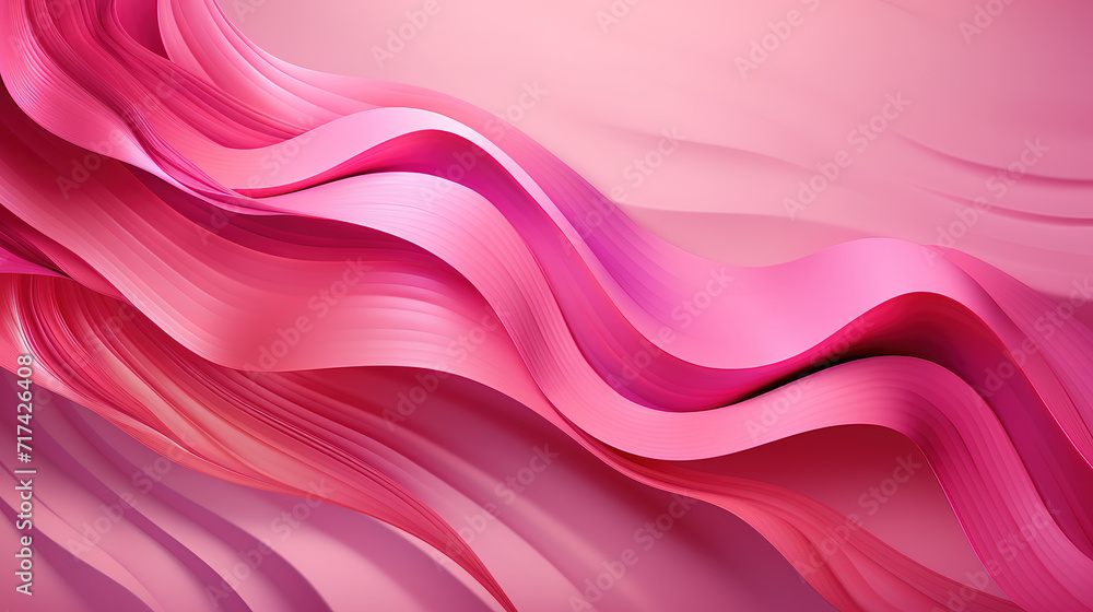 Background for world breast cancer awareness month in october, Realistic pink ribbon Background for world breast cancer awareness month in october, Realistic pink ribbon
