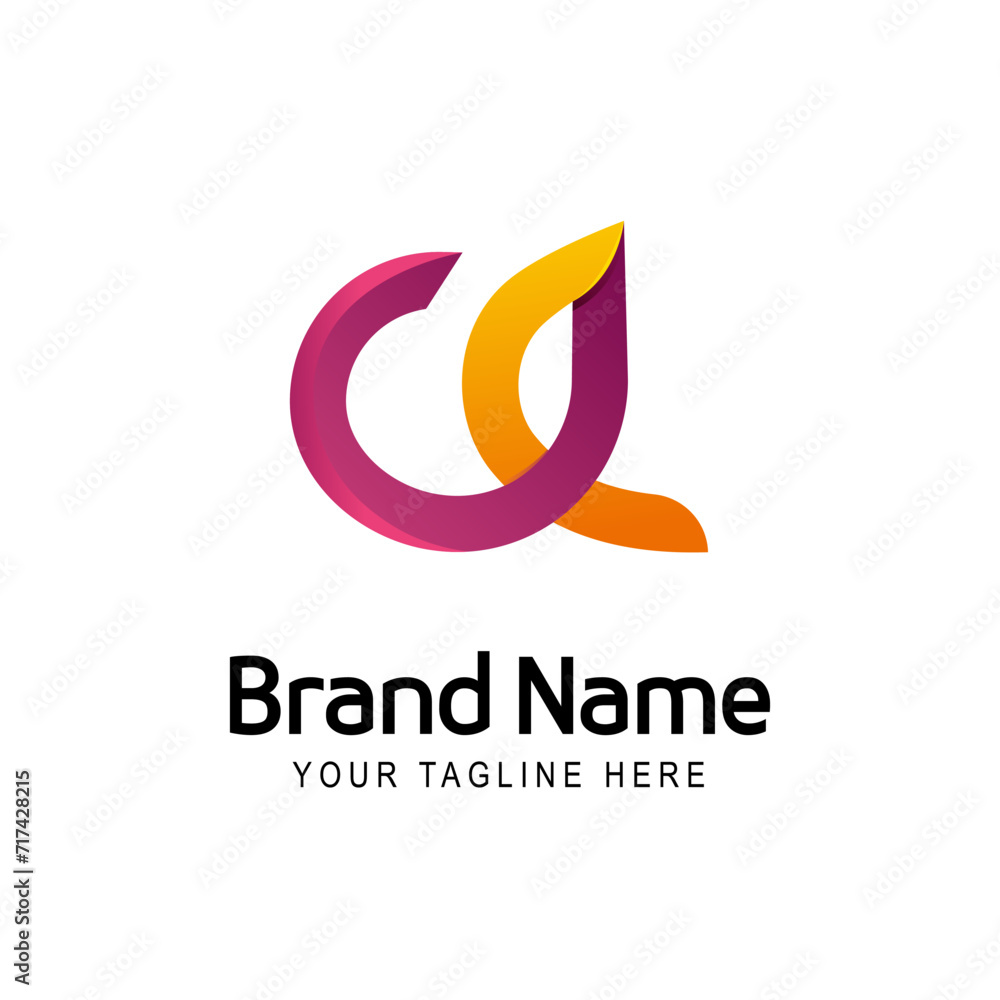 Modern Logo Design Featuring Initials CE in Gradient colors Modern Logo Design Featuring Initials CE in Gradient colors