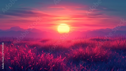 Blurred Sunset Background Defocus Abstract  Background Banner HD
