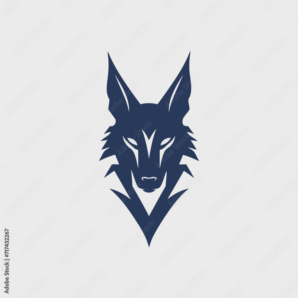 Anubis logo design vector illustration Anubis logo design vector illustration