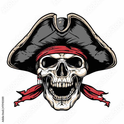 pirate skull and crossbones