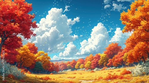 Cloudy Sky Autumn, Background Banner HD