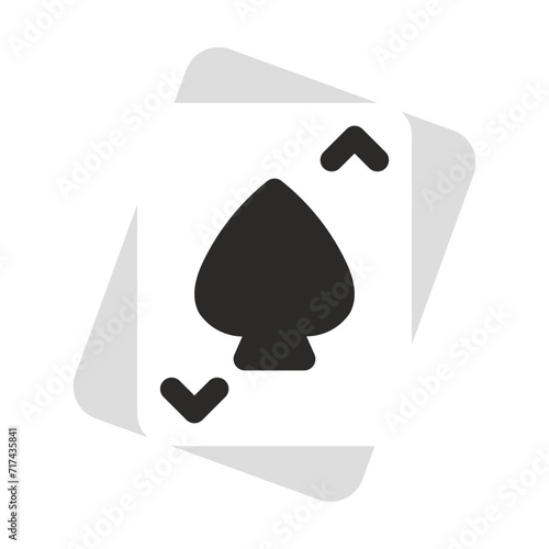 spade poker cards Icon