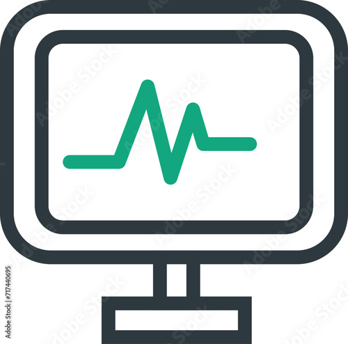 Medical Icons | Healthcare symbols | Wellness centre | Hospital Icons | Medical monitor Icon