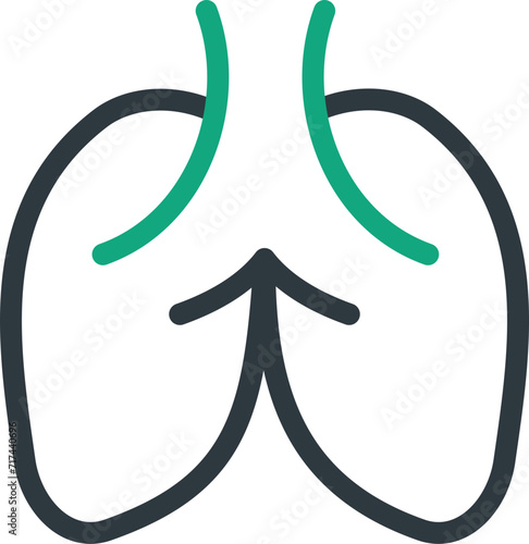 Medical Icons | Healthcare symbols | Wellness centre | Hospital Icons | Medical Lungs Icon