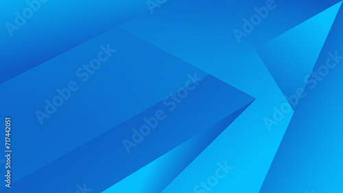 Blue abstract background. modern abstract wide banner with geometric shapes. Vector illustration