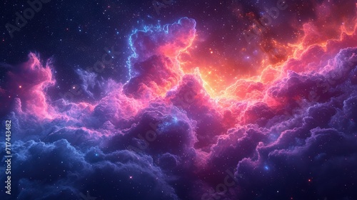 Galaxy Nebula Gas Elements This Image, Background Banner HD © Alex Cuong