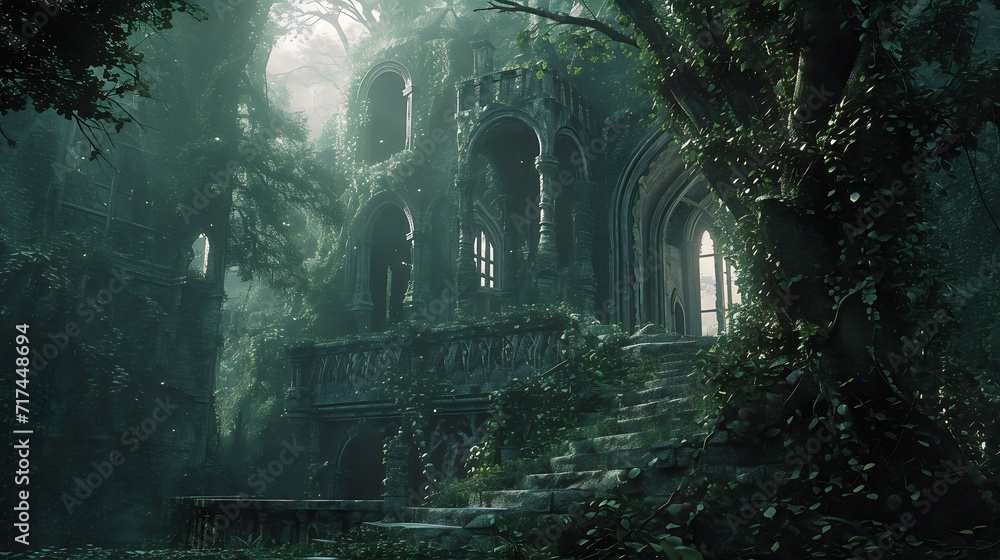 Landscape fantasy created with AI Landscape fantasy created with AI