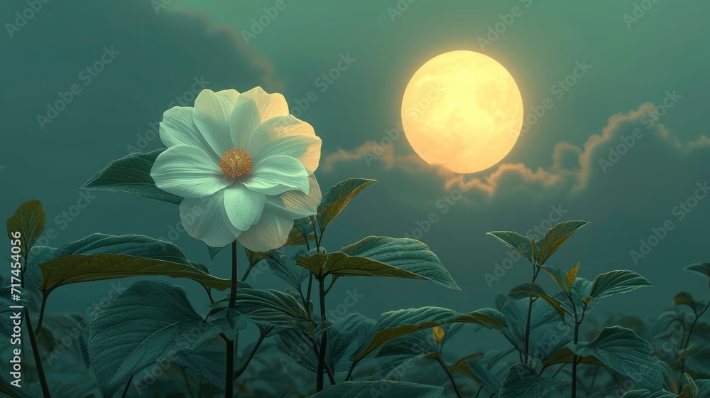 Moonflower Before Blooming Can Eat Healthy, Background Banner HD