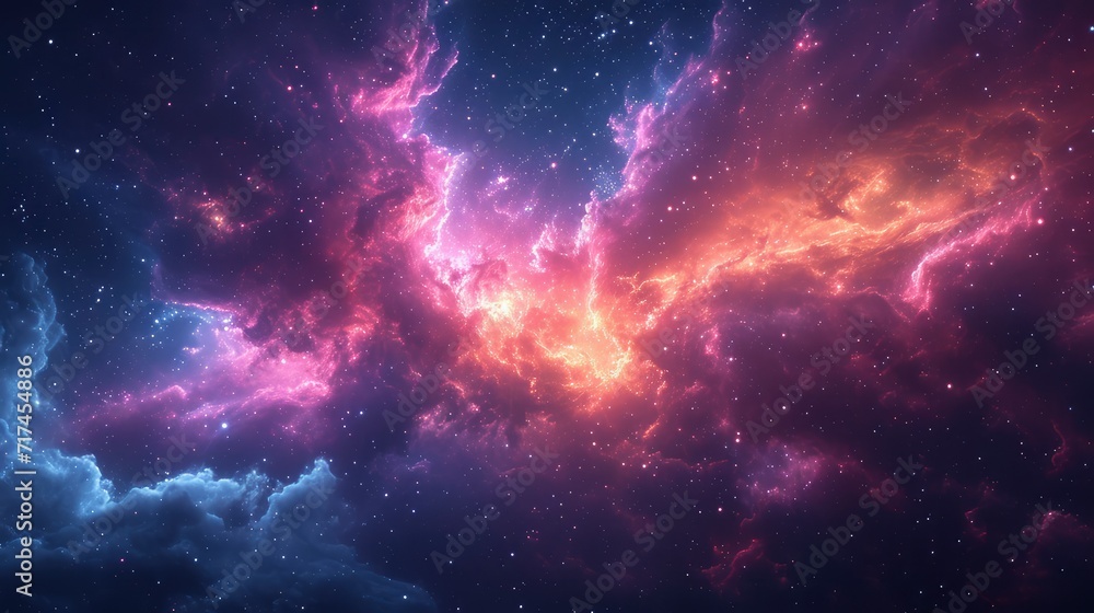 Nebula Galaxies Space Elements This Image, Background Banner HD
