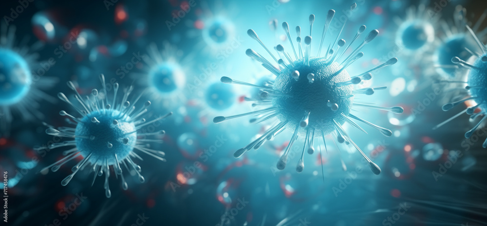 Fototapeta premium high resolution images of human immunodeficiency virus