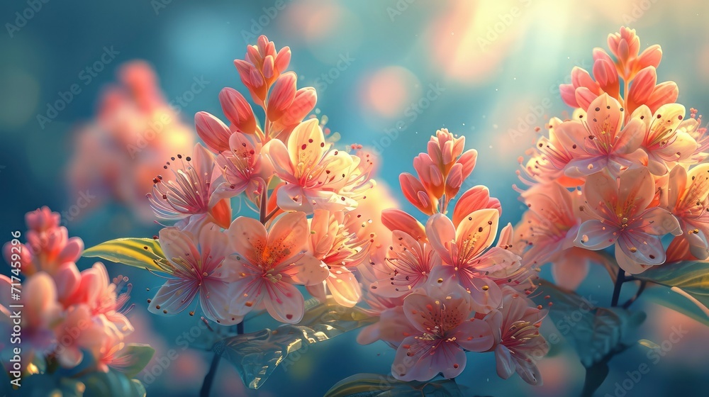 Photographed Close Bright Flowers Chestnut Spring, Background Banner HD Photographed Close Bright Flowers Chestnut Spring, Background Banner HD