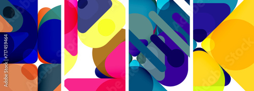Geometric elements abstract backgrounds for wallpaper, business card, cover, poster, banner, brochure, header, website