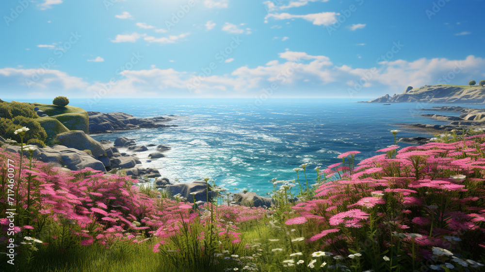 -Coastal-view-with-flower -sin-for-landscape 