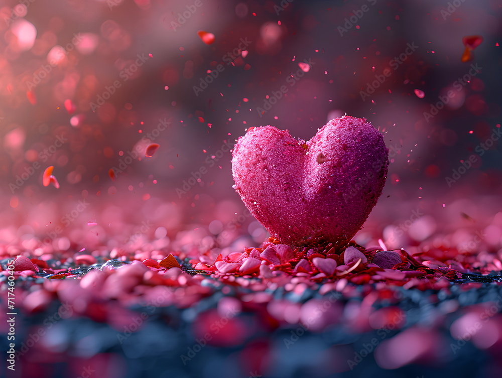 Images for making backgrounds for greeting cards or presentations about fragile love. The illustration filled with little hearts. Spread the whole picture The overall color tone of the image is pink. Images for making backgrounds for greeting cards or presentations about fragile love. The illustration filled with little hearts. Spread the whole picture The overall color tone of the image is pink.