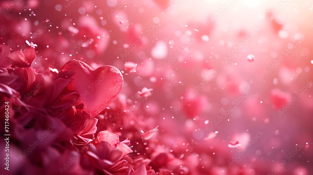 Images for making backgrounds for greeting cards or presentations about fragile love. The illustration filled with little hearts. Spread the whole picture The overall color tone of the image is pink. Images for making backgrounds for greeting cards or presentations about fragile love. The illustration filled with little hearts. Spread the whole picture The overall color tone of the image is pink.