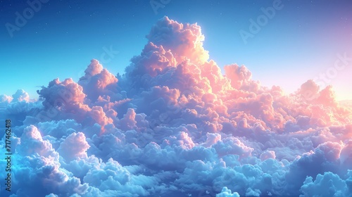 Sky Background Decorative Clouds Design Nature, Background Banner HD