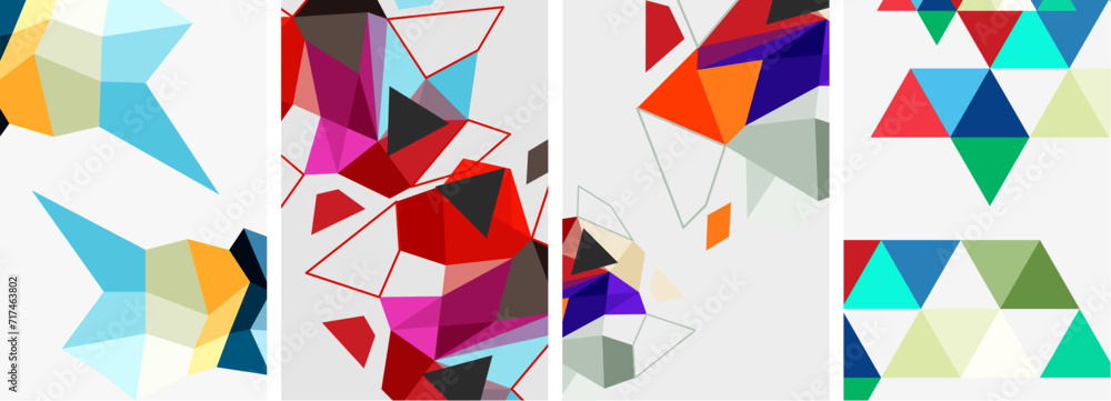 Triangle geometric abstract backgrounds. Vector illustration For Wallpaper, Banner, Background, Card, Book Illustration, landing page Triangle geometric abstract backgrounds. Vector illustration For Wallpaper, Banner, Background, Card, Book Illustration, landing page