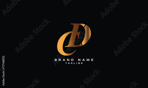 CED, CDE, ECD, EDC, DEC, DCE, CD, DC, Abstract initial monogram letter alphabet logo design