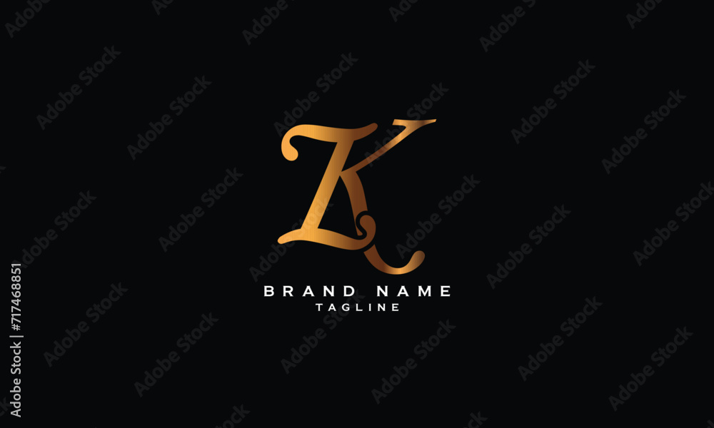 ZK, KZ, Abstract initial monogram letter alphabet logo design ZK, KZ, Abstract initial monogram letter alphabet logo design