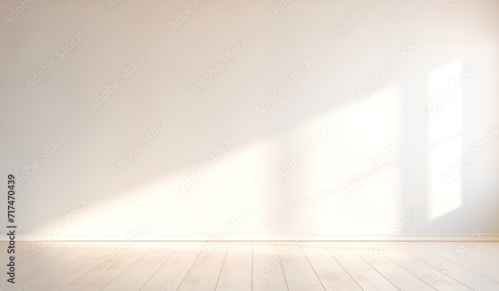 Sunlight on a white wall for product presentation and emphasizing a clean and well lit setting suitable for showcasing products. Sunlight on a white wall for product presentation and emphasizing a clean and well lit setting suitable for showcasing products.