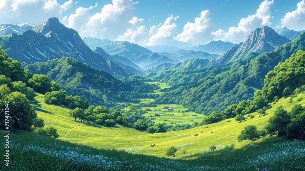 Vertical Photo Green Vally Mountains South, Background Banner HD Vertical Photo Green Vally Mountains South, Background Banner HD
