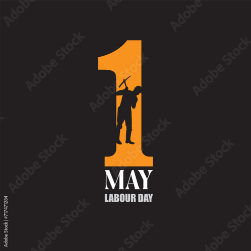 Happy Labour day. Worker  illustration for poster, banner, business, backdrop. vector illustration design