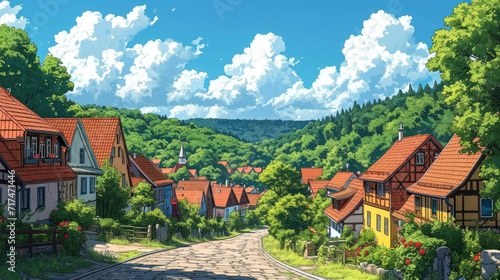 Waldmichelbach Community Germany Hesse, Background Banner HD